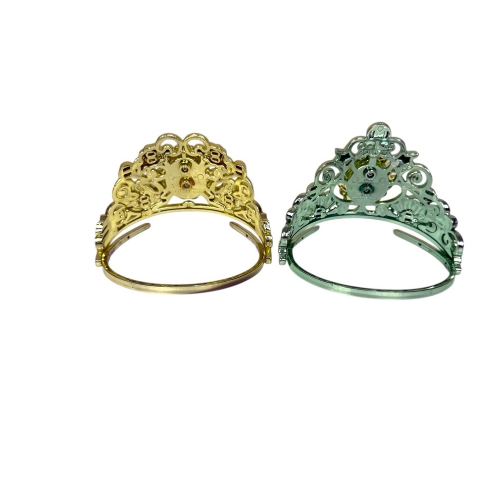 Disney Princess Belle Beauty & The Beast and The Little Mermaid Ariel Tiaras Lot - Picture 2 of 5